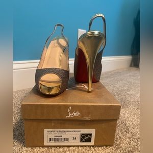 No Prive 120 glitter mini/specchio size 39 Louboutin shoes.